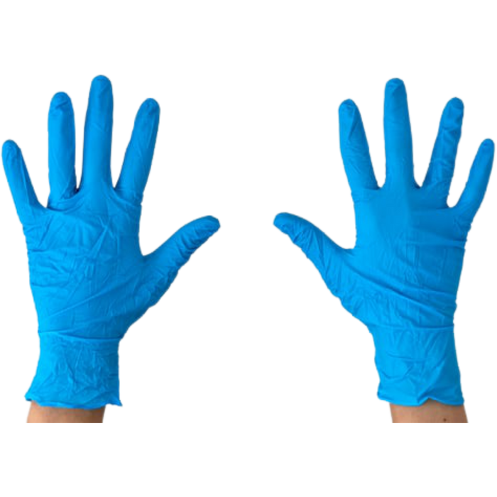 3.5 Mil Exam Blue Nitrile Gloves Diamond - NG-101 (Case of 1,000)