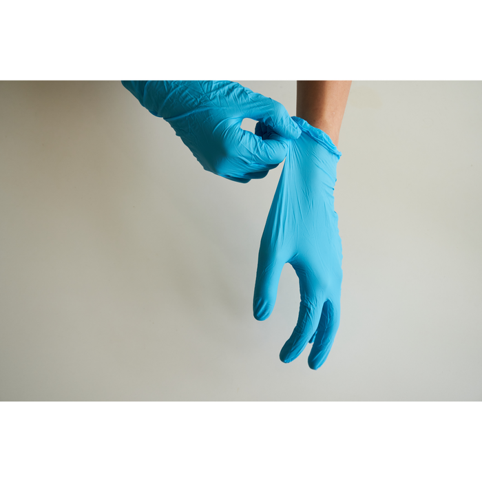 3.5 Mil Exam Blue Nitrile Gloves Diamond - NG-101 (Case of 1,000)